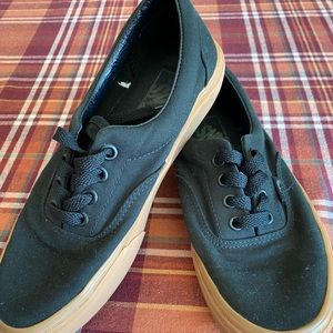 Black/Tan Vans-SOLD